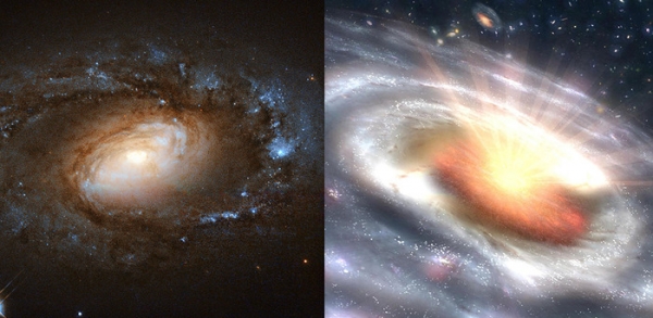 Галактики-трансформеры подрывают теорию
