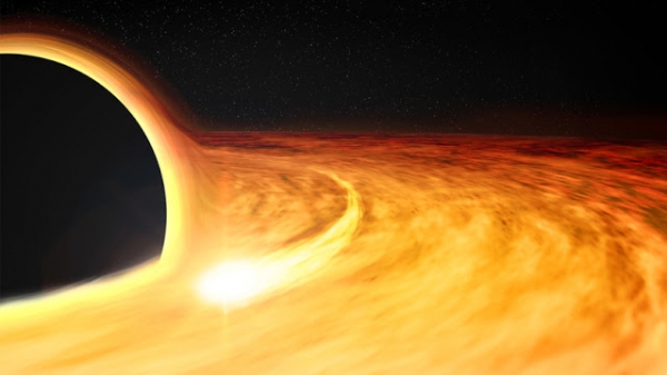 <br />
Ученые обнаружили черную дыру, которая вращается со скоростью, чуть меньшей скорости света<br />
